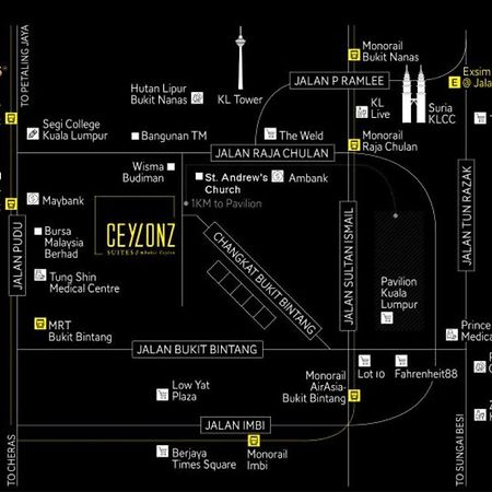 Ceylonz Suites Kuala Lumpur, Roam Exterior foto